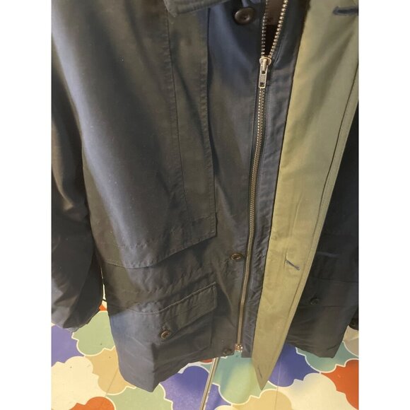 London Fog Limited Edition Navy Mid Length Full Zip Jacket Sz M - Picture 5 of 7